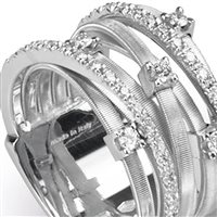 Ringe Marco Bicego Dame Goa in Weißgold Diamante AG277-B2-W01-14 - AG277-B2-W01-15